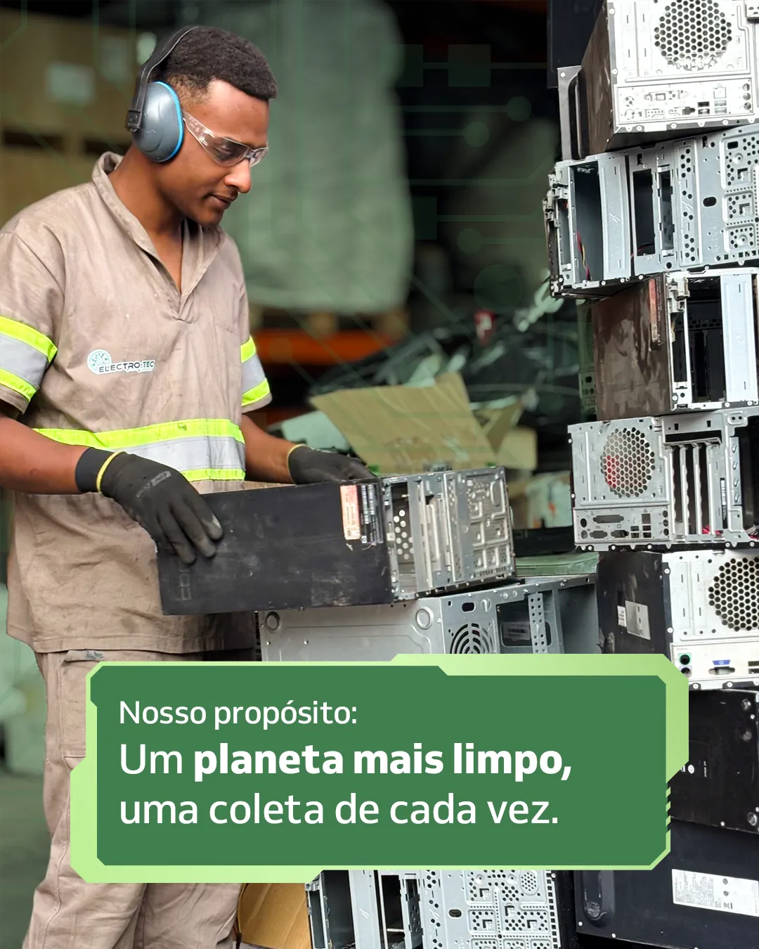 Criativo de campanha sazonal da BAM — Propósito de Novembro